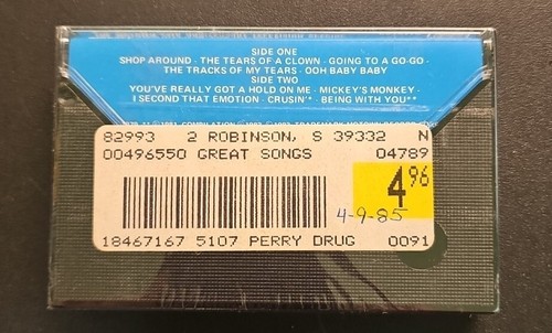 Smokey Robinson And The Miracles Motown 25th Anniversary TV Cassette SEALED - Picture 2 of 4