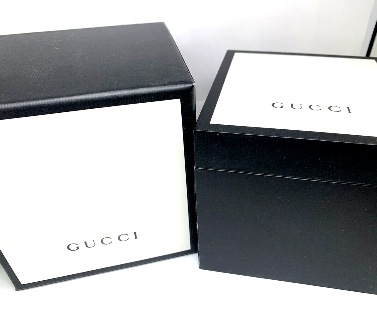 Gucci Watch Box Presentation Black White Cardboard Display Gift