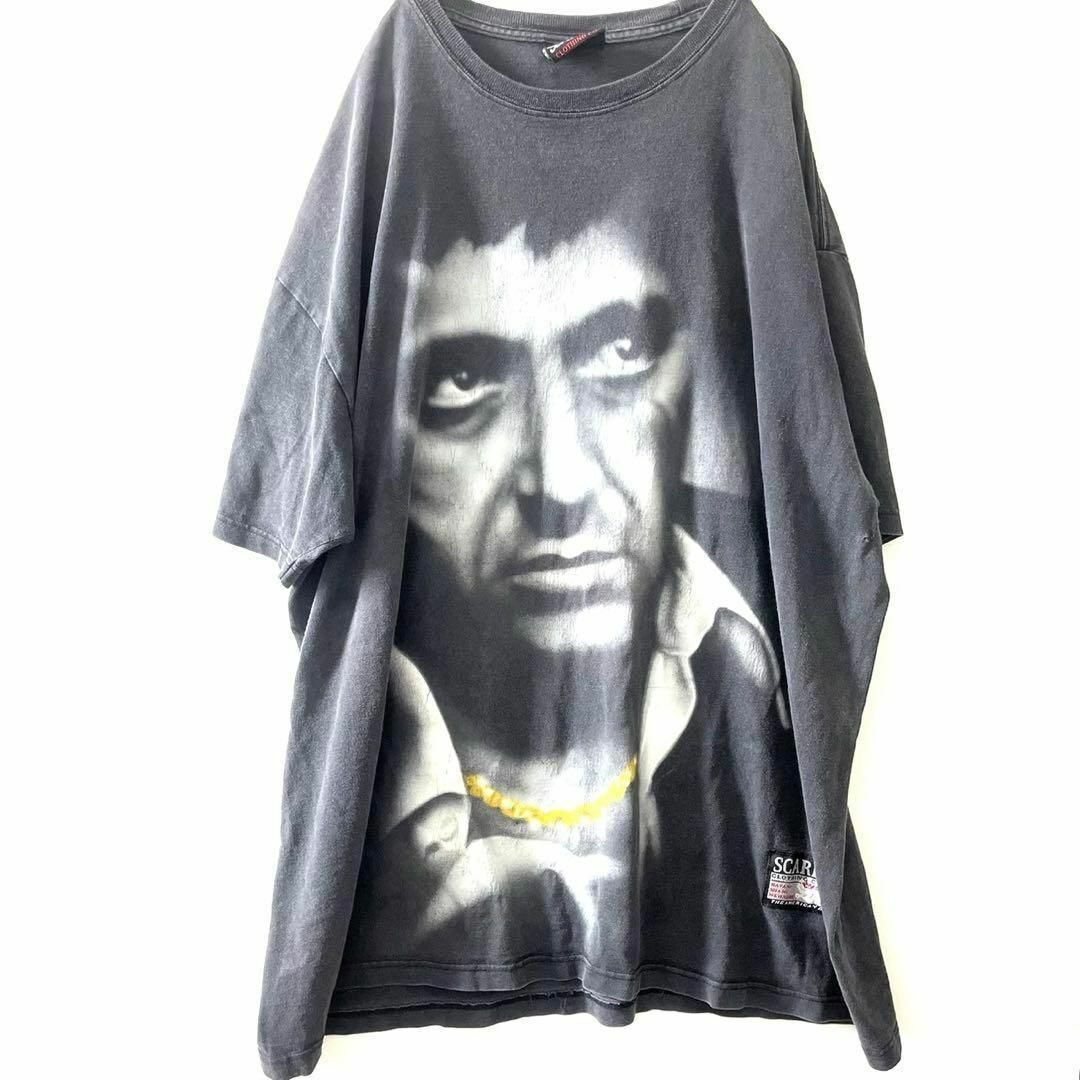 Vintage Scarface movie T-shirt black Al Pacino 90s rare 2XL