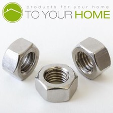 A2 Stainless Steel Hex Nuts DIN934 Standard Pitch Full Nut Bulk Savings