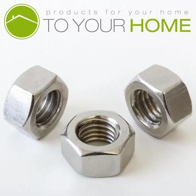 DIHL A2 Stainless Steel Hex Nuts DIN934 Standard Pitch Full Nut Bulk Savings