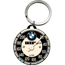 Nostalgic-Art - Keychain Keyring Ø 1.6 inch Stainless Steel - BMW Speedometer