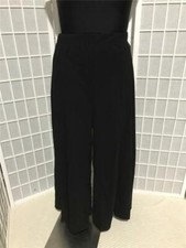 Women's New Fashion Nova (2X) Dare 2 Flare Deep Black Wide Leg Dress Pants