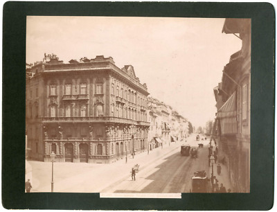Photo Vintage Milan Piazza Cavour - Tirage Argentique Original Vers 1909 - Format 8x10cm