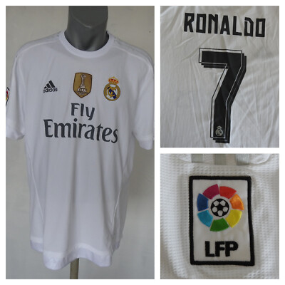 adidas Real Madrid Ronaldo 7 Lサイズ Real Madrid Spain Ronaldo XL Shirt Climacool Adidas jersey