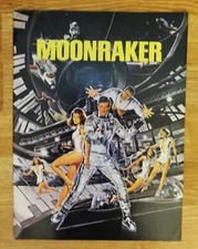 MOONRAKER - Roger Moore as 007 - 1979 Movie Program 9x12"