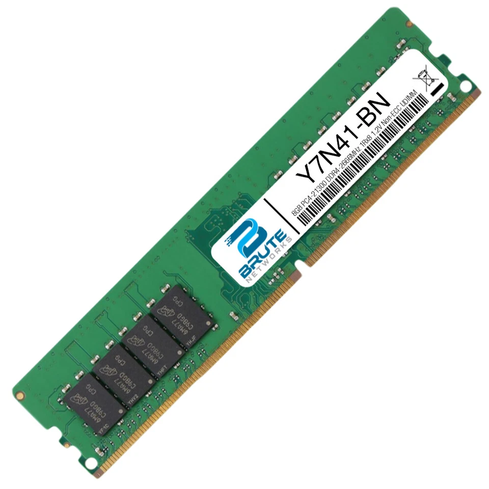 Y7N41 - Dell Compatible 8GB PC4-21300 DDR4-2666MHz 1Rx8 1.2V Non-ECC UDIMM - Image 2 of 3