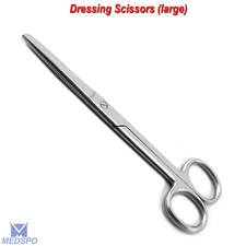Surgical Dressing Scissors Large Dental Veterinary Medical Suturing Scissors CE