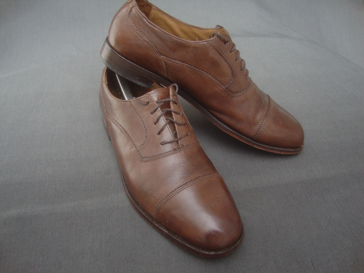 Florsheim Men’s Cap Toe Oxford Dress Shoes Brown Leather Size 11D Lace Up Men main image 4
