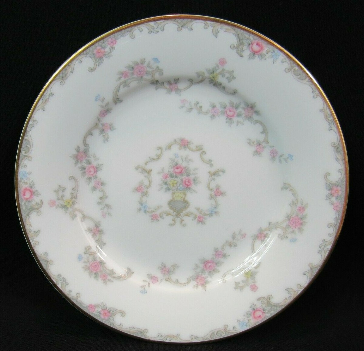 Vintage Noritake Windsor China 5924 SET OF 8 DESSERT PLATES 6.25