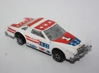 Vintage Hot Wheels Scorchers Red White Blue #1 White Thunder Racecar READ