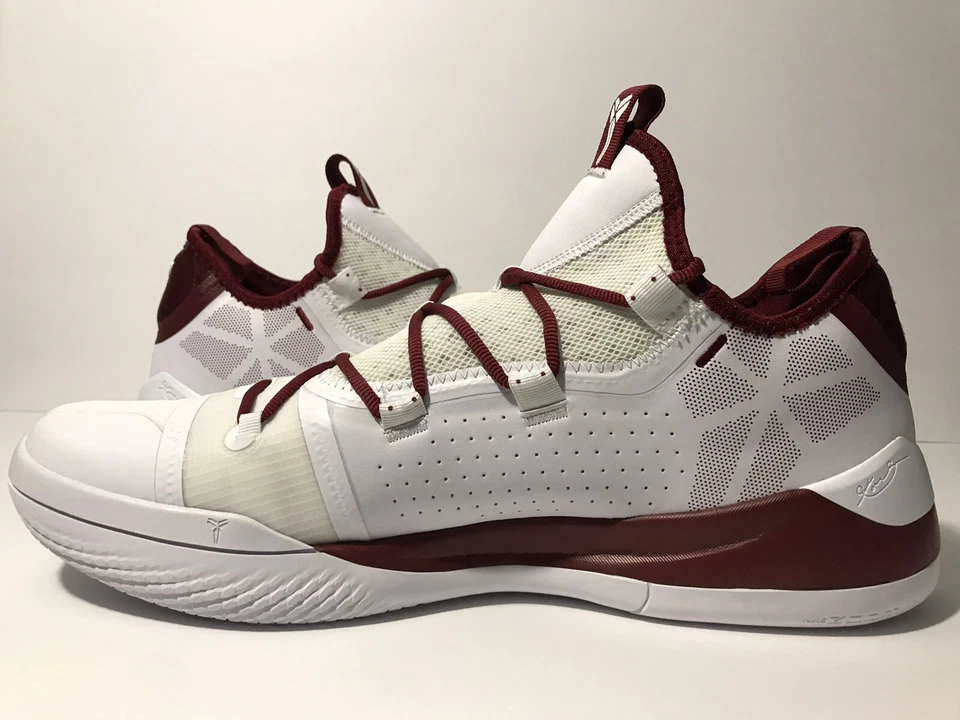 Nike Kobe A.D. Exodus "White Maroon" AT3874-109 Sz 15.5 — 第 2/4 张图片