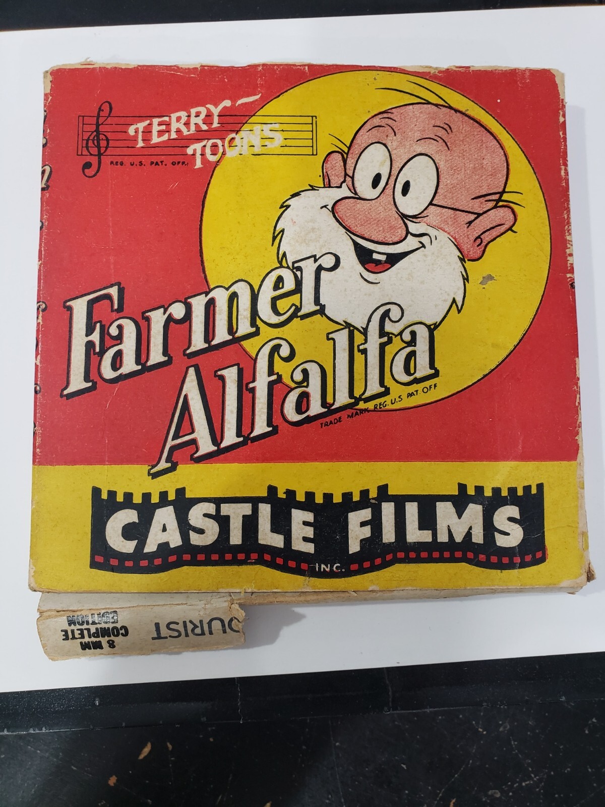 FARMER ALFALFA CASTLE FILMS TERRY TOONS 8MM 425 TIN CAN TOURIST 1940'S