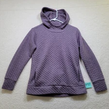 RBX Live Life Active Purple Lightly Quilted Hoodie Pullover Women's Size S/P