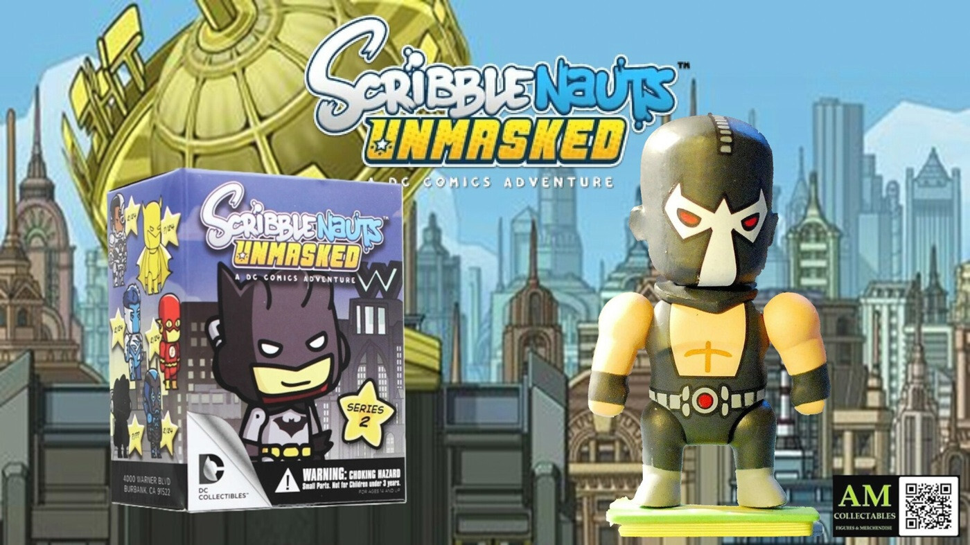 DC COLLECTIBLES - SCRIBBLENAUTS UNMASKED- BANE - VINYL FIGUR