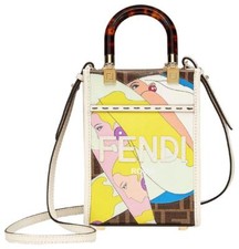 NEW FENDI MINI SUNSHINE FF SUMMER CROSSBODY TOTE BAG PURSE NWT AUTHENTIC