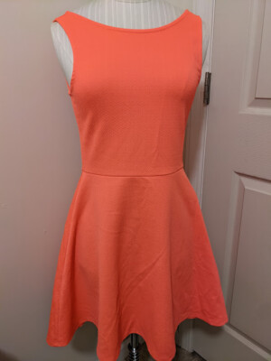 Fitted H&M pink women A Line stretch Dress Sz 8 | eBay Fitted H&M pink women A Line stretch Dress Sz 8 | eBay