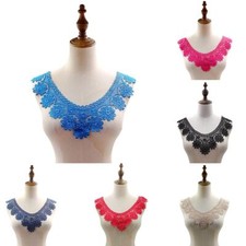 Embroidered Neckband Collar - Water Soluble Lace Collars Women Fashion Neckbands
