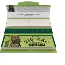 Zig Zag Organic 1 1/4 Rolling Papers COMBO w/50 Tips ZigZag USA Fast Shipper