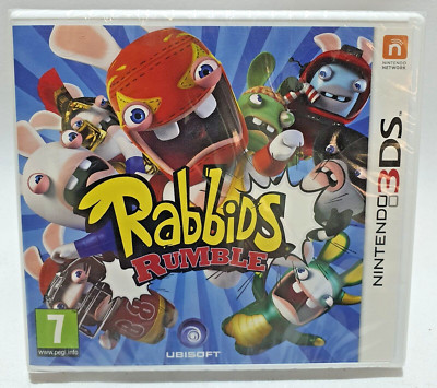RABBIDS RUMBLE Nintendo 3DS NEW FACTORY SEALED