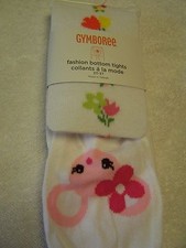 NWT Gymboree TEA TIME AFTERNOON White floral TIGHTS 6-12 mo / 12-24 mo / 2T-3T