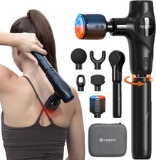 3-in-1 Mini Massa Gun with Heat and Cold, Deep Tissue Ba Massa