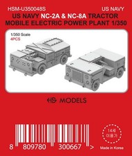 HS 1/350 US Navy NC-2A & NC-8A Tractor Mobile Power Plant( 4pcs)