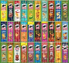 Pringles Crisps All Flavours 156g Tubs USA Import