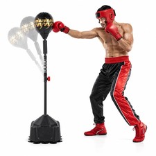 Boxing Reaction Ball Freestanding Reflex Bag Adjustable Punching Bag