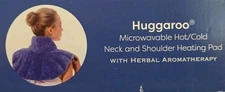 Huggaroo Neck Shoulder Microwavable Heating Pad Pillow Aroma Therapy HNWS1B 2019