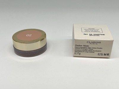 Clarins Ombre Velvet & Satin Cream Eyeshadow   02 Pink Paradise   0.1 oz / 4g