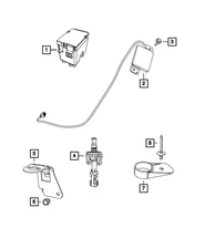 Genuine Mopar Wireless Ignition Node Receiver 68105739AC