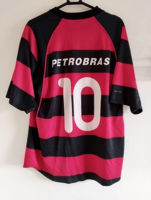 Vintage Flamengo Soccer Jersey #10 Zico Nike L - Brazil