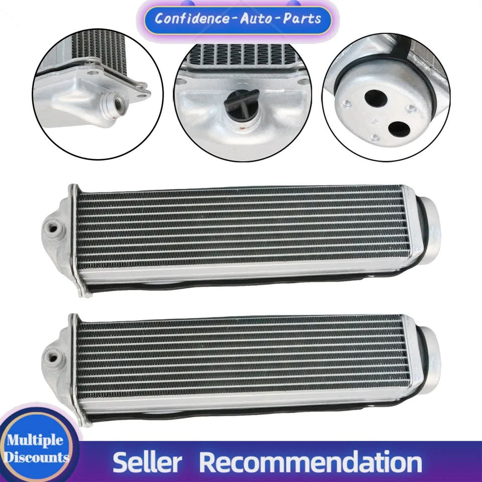 For Audi A4 A7 A8 S4 S5 Q5 Q7 SQ5 2.0L 3.0L 2010-17 2X Intercooler 06E145621E - Image 3 of 4