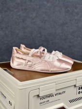 2026 Womens Speed Flat Pink Ballet Venus Mary Jane Pink Satin Ballet Flats