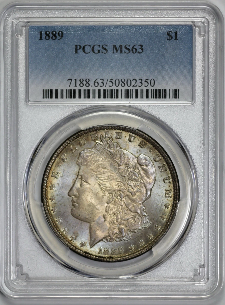MS 63 Graded 1889 Year Morgan US Dollars (1878-1921) for sale | eBay