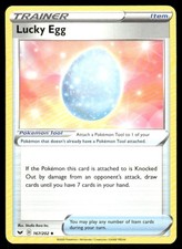 lucky egg pokemon card 2020 Sword & Shield Reverse Holo #167 CGC 9 MINT on Fanatics Collect Mint / near mint condition trading card Lucky Egg Pokmon TCG Cards