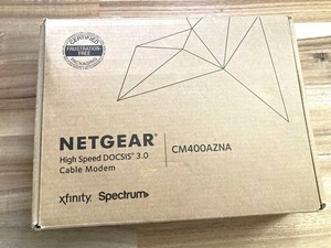NETGEAR Haute vitesse DOCSIS 3.0 CABLE MODEM CM400AZNA Spectre, Xfinity NEW