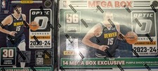 2023-24 Donruss Optic Basketball Mega Box And Blaster Lot Target Purple Shock 