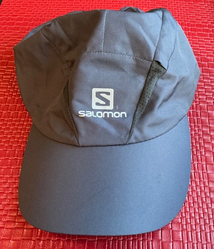 Salomon Mens Metallic Blue Hat Cap Panel Lightweight Adjustable