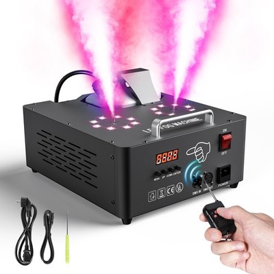 2000W DMX RGB 16 LED Nebelmaschine Bühnenlicht 13CH Vertikal Halloween Hochzeit