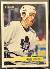 1994-95 Topps Premier Jamie Macoun #102 Toronto Maple Leafs