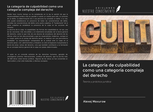 Alexej Maxurow | La CategoríA De Culpabilidad Como Una CategoríA Compleja Del...-image