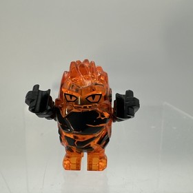Lego Power Miners Translucent Orange Minifigure: Rock Monster- Firax 8189 8191