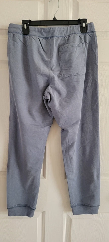 Pantalones de salón grandes vintage impermeables para hombre azules.    Foto 4 de 4