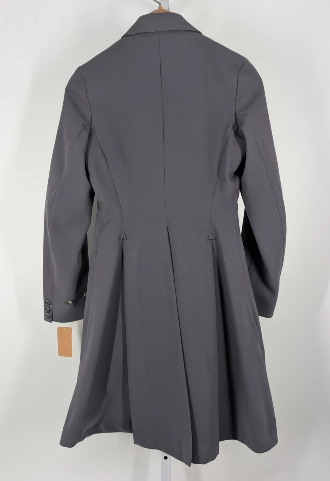 Chaqueta de Montar Cinta Azul Abrigo Vintage Años 70 Mod Gris Reino Unido 34" Nos Ecuestre Foto 3 de 4