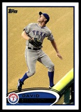 David Murphy 2012 Topps #385 Texas Rangers MLB READ FREE SHIPPING AutographDen