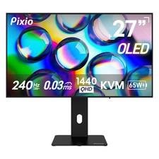 Pixio PX277 OLED Max V2 27" OLED 1440p Gaming Monitor  Certified Refurbished