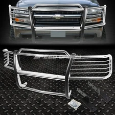 FOR 00-02 SILVERADO SIERRA 2500HD 3500HD S.STEEL FRONT BUMPER BRUSH GRILLE GUARD