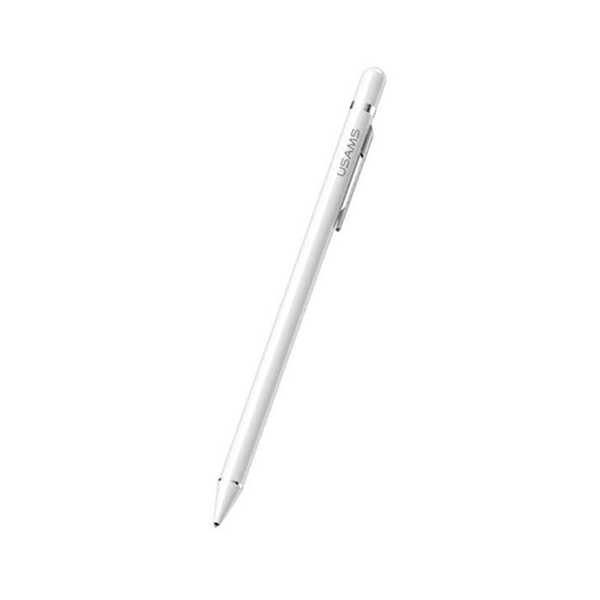 Stylo tactile universel Usams blanc pour tablettes iOS et Android - 2
